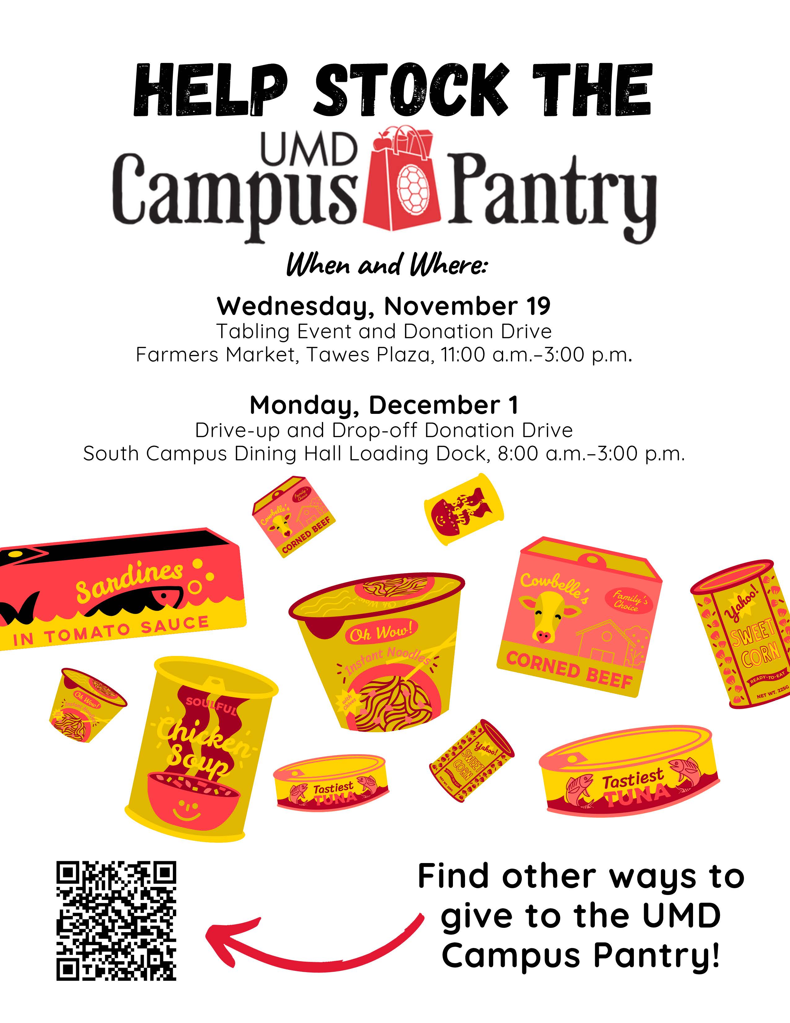 Help Stock the Campus Pantry
